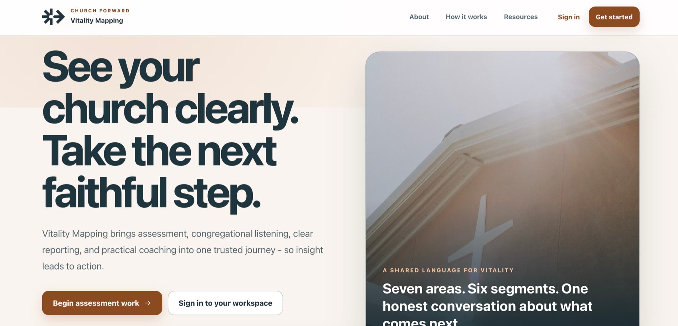 Vitality Mapping Platform website and platform